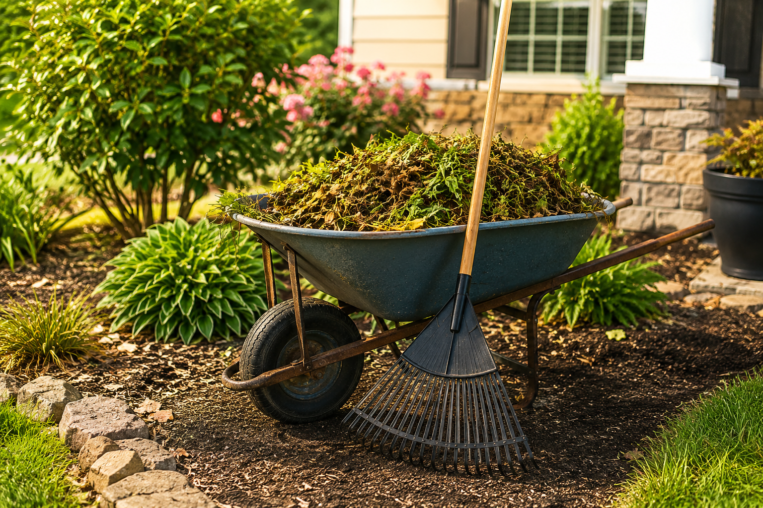 Professional yard cleanup service in Santa Rosa CA by Alex Landscaping and Maintenance